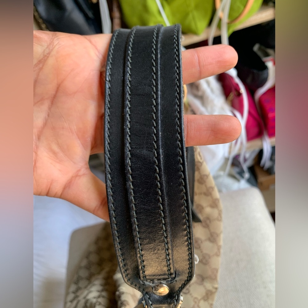 GUCCI Monogram twin hobo should bag - Picture 9 of 12